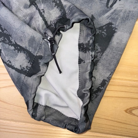 ROMWE Street Life Pants Mens Medium Camouflage Star Print Wide Leg Cargo Pants - Picture 8 of 12